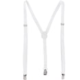 thumbnail image 1 of CTM Thin Adjustable Elastic Clip-End Y-Back Suspenders (Women), 1 of 3