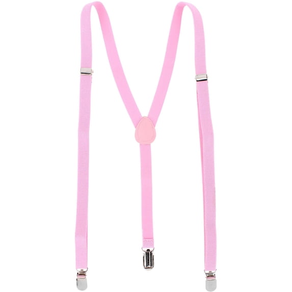 CTM Thin Adjustable Elastic Clip-End Y-Back Suspenders (Women)