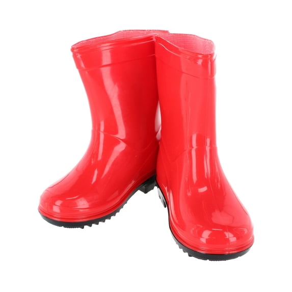 CTM Toddler & Kids' Classic Waterproof Solid Color Rain Boots by Wootie