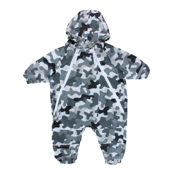 CTM Toddler Waterproof Rainsuit with Reflective Stripes by Wootie