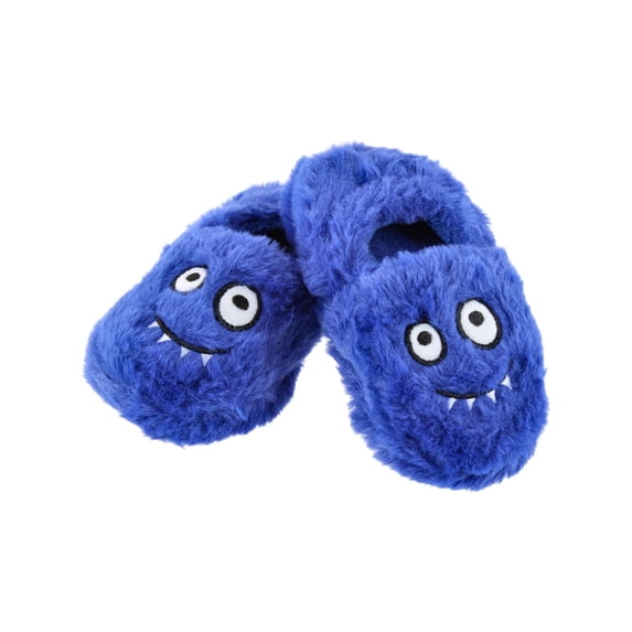 CTM Toddler's Monster Fuzzy Assorted Slippers