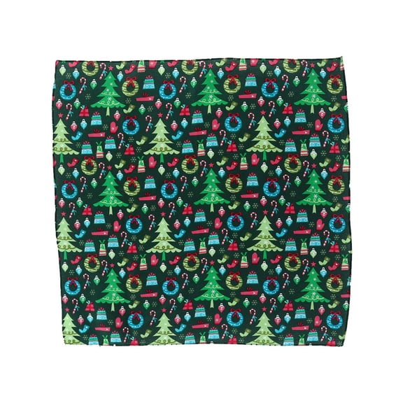 CTM Trendy Christmas Pattern Holiday Print Bandana