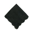 thumbnail image 1 of CTM  Twilight Beauty Black Lace Handkerchief (Women), 1 of 2