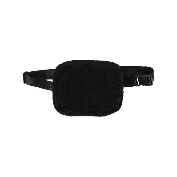 CTM Unisex Sherpa Waistpack with Adjustable Strap