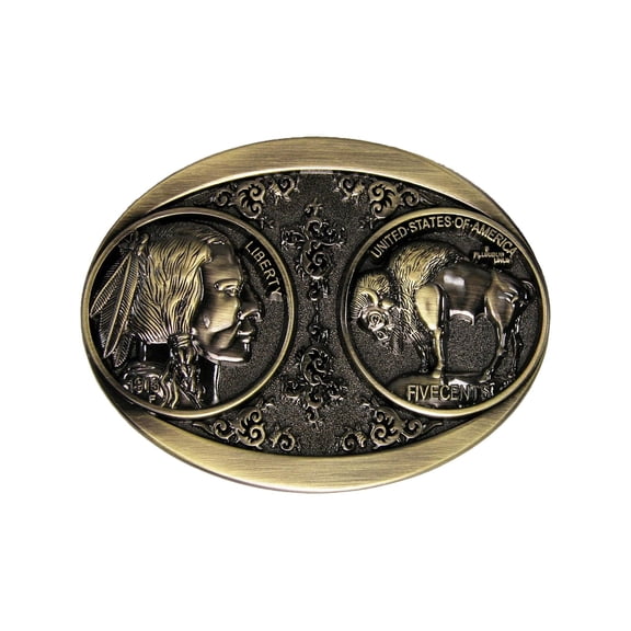 CTM United Sates 1913 Nickel Buckle