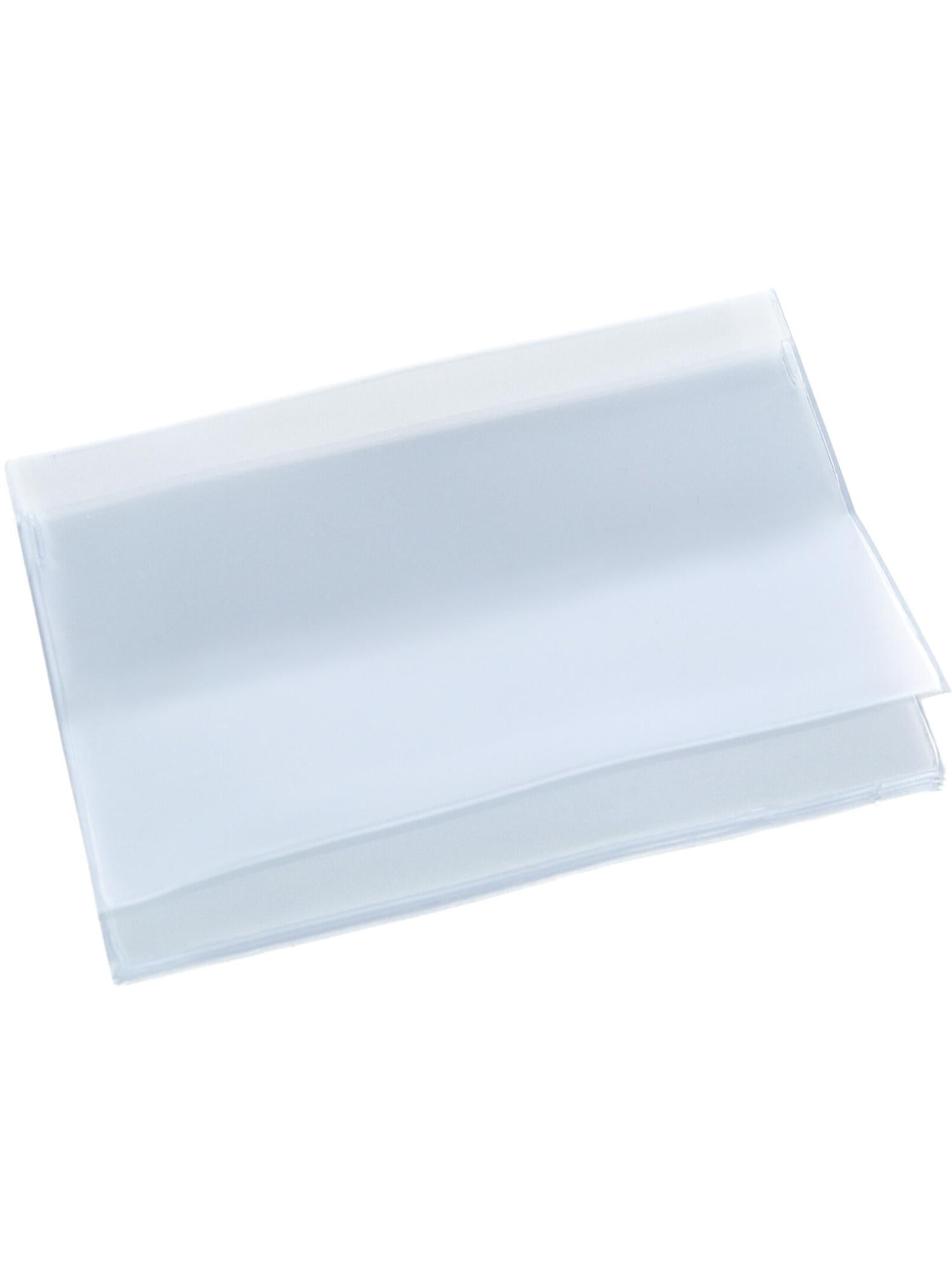 CTM Vinyl Window Inserts for Vertical Bifold or Trifold Wallets (6 ...