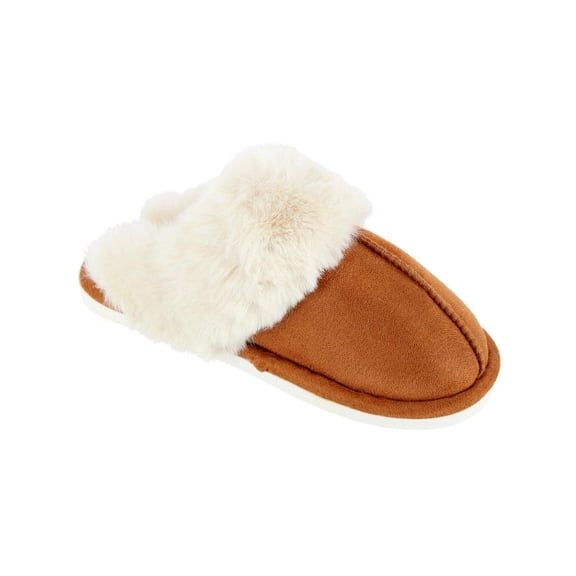 CTM  Warm Faux Fur Lined Clog Slippers by Wootie (Women)