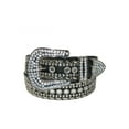 thumbnail image 1 of CTM Western Rhinestone Belt 1.5 Inch Wide Bling Cowgirl Belt ( Available) (Women's Plus), 1 of 3