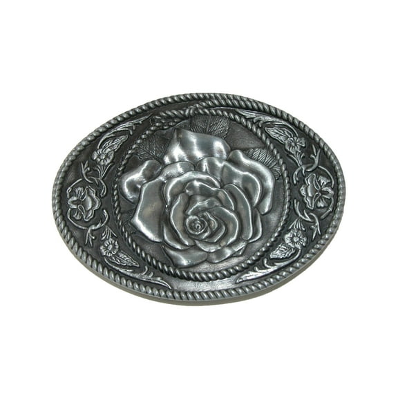 CTM  Western Rose Belt Buckle (Women)
