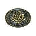 thumbnail image 1 of CTM  Western Rose Belt Buckle (Women), 1 of 2