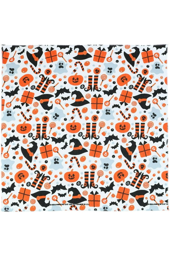 Witches and Hats Halloween Print Holiday Bandana