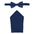 thumbnail image 1 of CTM  Woven Bow Tie and Handkerchief Set (Men), 1 of 6