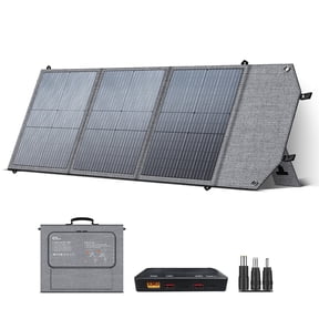 CTOLITY 100W PET Foldable Solar Panel, High Efficiency Monocrystalline Portable Solar Panel, IP65 Waterproof Solar Charger Panel for RV Camping Power Station