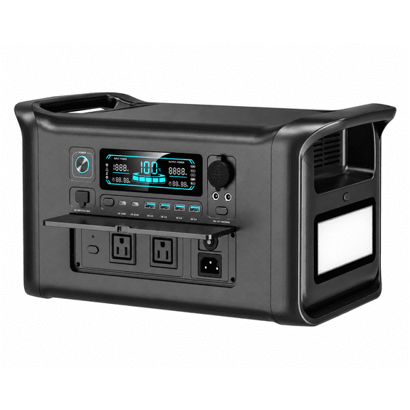 PISEN 2000W Portable Power Station, 2150Wh LiFePO4 Battery, 2 AC ...