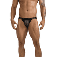 thumbnail image 1 of CTOPX MAN Men's Underpants Mesh Breathable Low Rise Briefs, 2-Pack, Black, M, 1 of 8