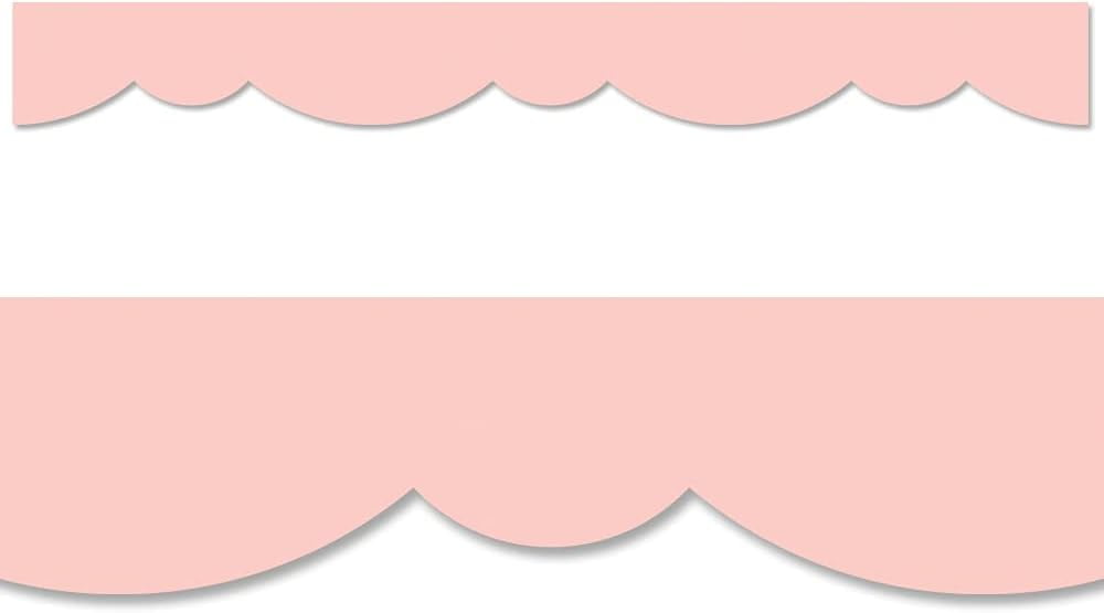 CTP Blush Stylish Scallops Bulletin Board EZ Border ( 10527)
