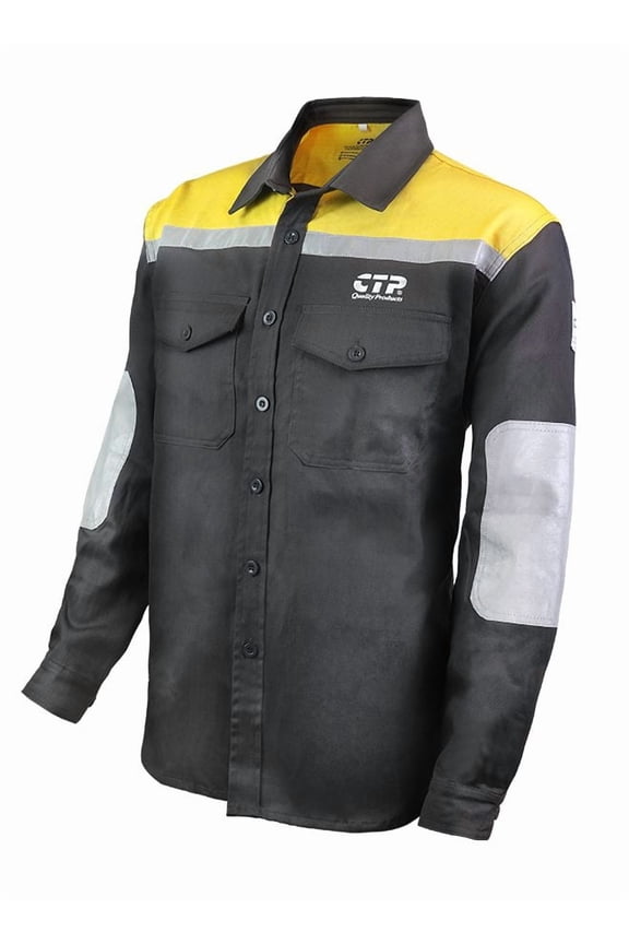 CTP Mens Mechanic Long Sleeve Work T-Shirt Size M