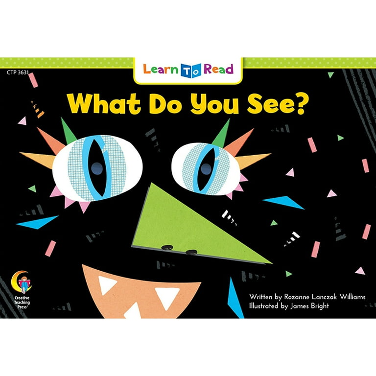 CTP13631 - Learn to Read Book, What Do You See? by Creative