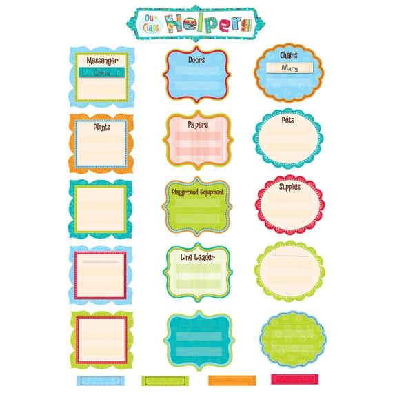 CTP6967 - Our Class Helpers Mini Bulletin Board Set by Creative Teaching Press