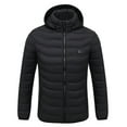 thumbnail image 1 of CTPDG Heated Jacket for Men Fashion Soft Shell Comfortable Electric Heating Jackets 11 Heating Zones Heated Coat Winter Warm Coats Black XXXXXL, 1 of 8