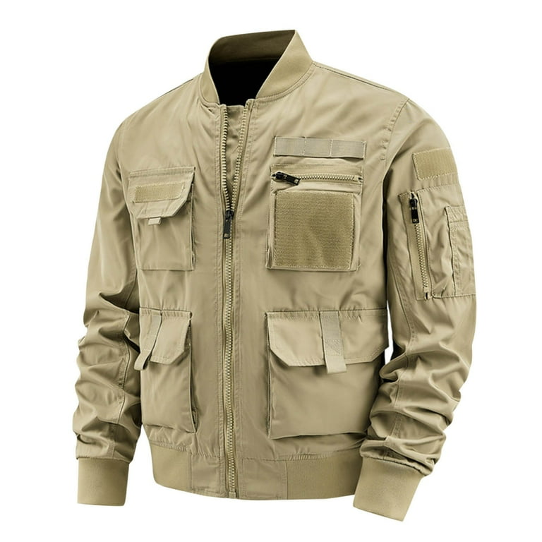 Mens casual military jacket store