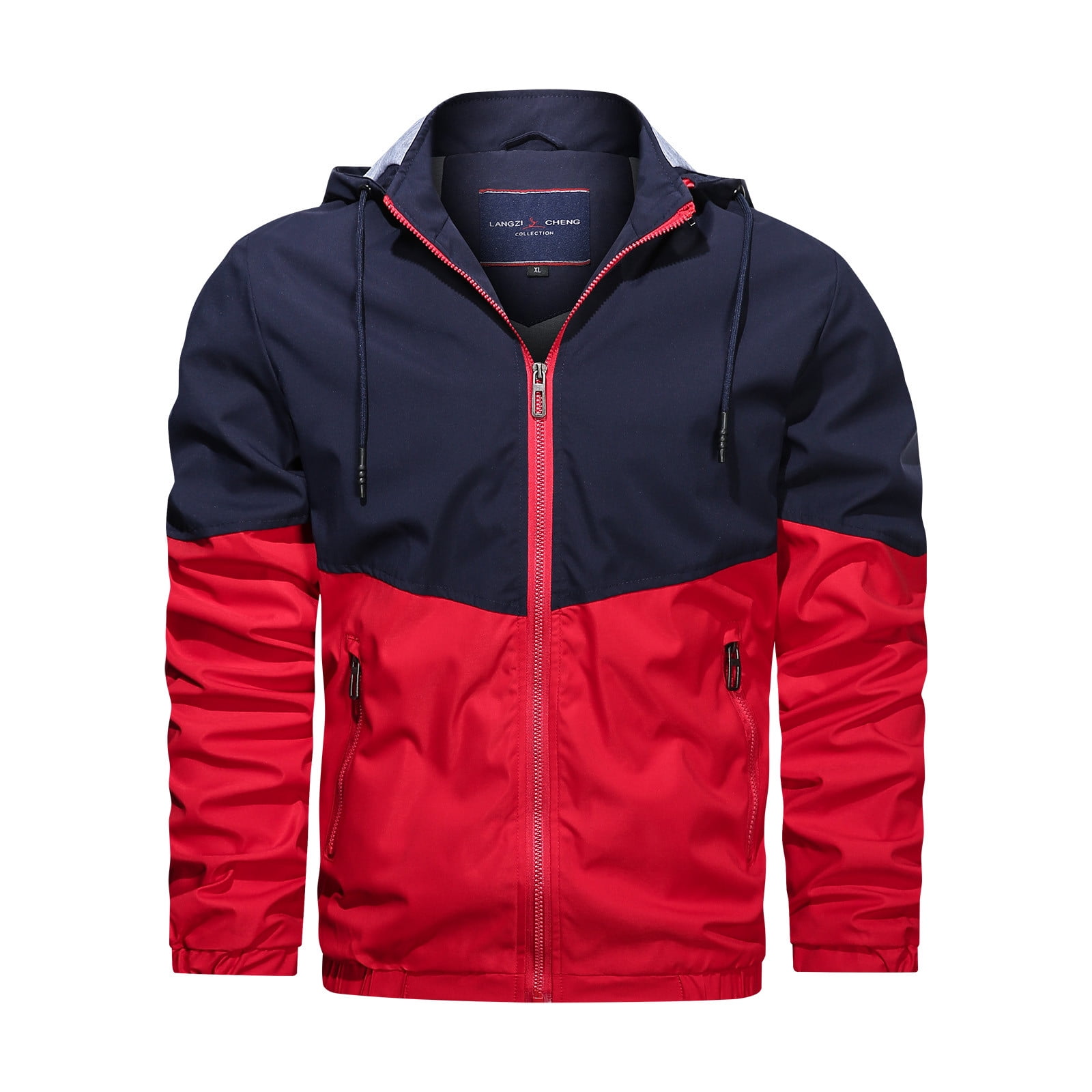 Sports jacket with zip pockets sale