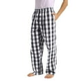 thumbnail image 1 of CTPDG Men's Fashion Plaid Casual Pants Drawstring Cotton Flannel Pajama Pants Checkered Lounge Sweatpant with Pockets White S, 1 of 6