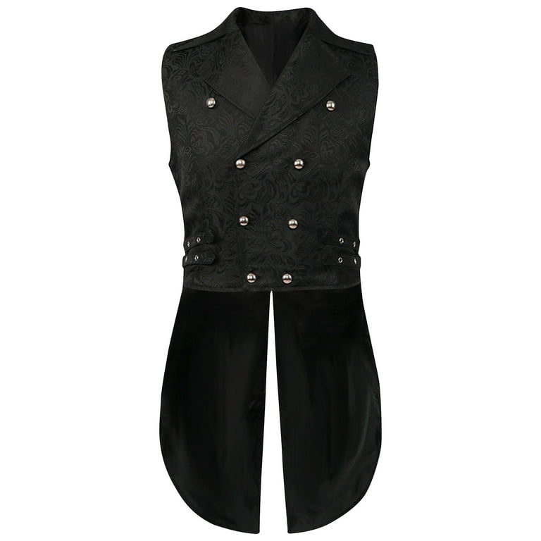 新品未使用 REVERBERATE LONGTAILORED WAISTCOAT REVERBERATE リバーバレイト / LONG TAILORED WAISTCOAT ブラック