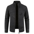 CTPDG Men's Knitwear Jacket Turtleneck Cardigan Sweaters Solid Color