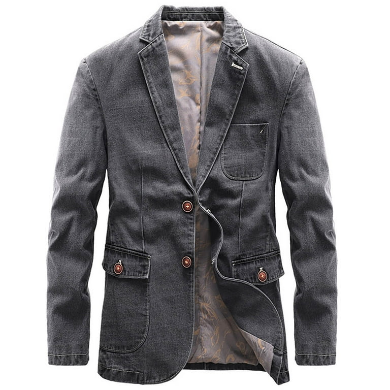 Washed casual sport coat deals