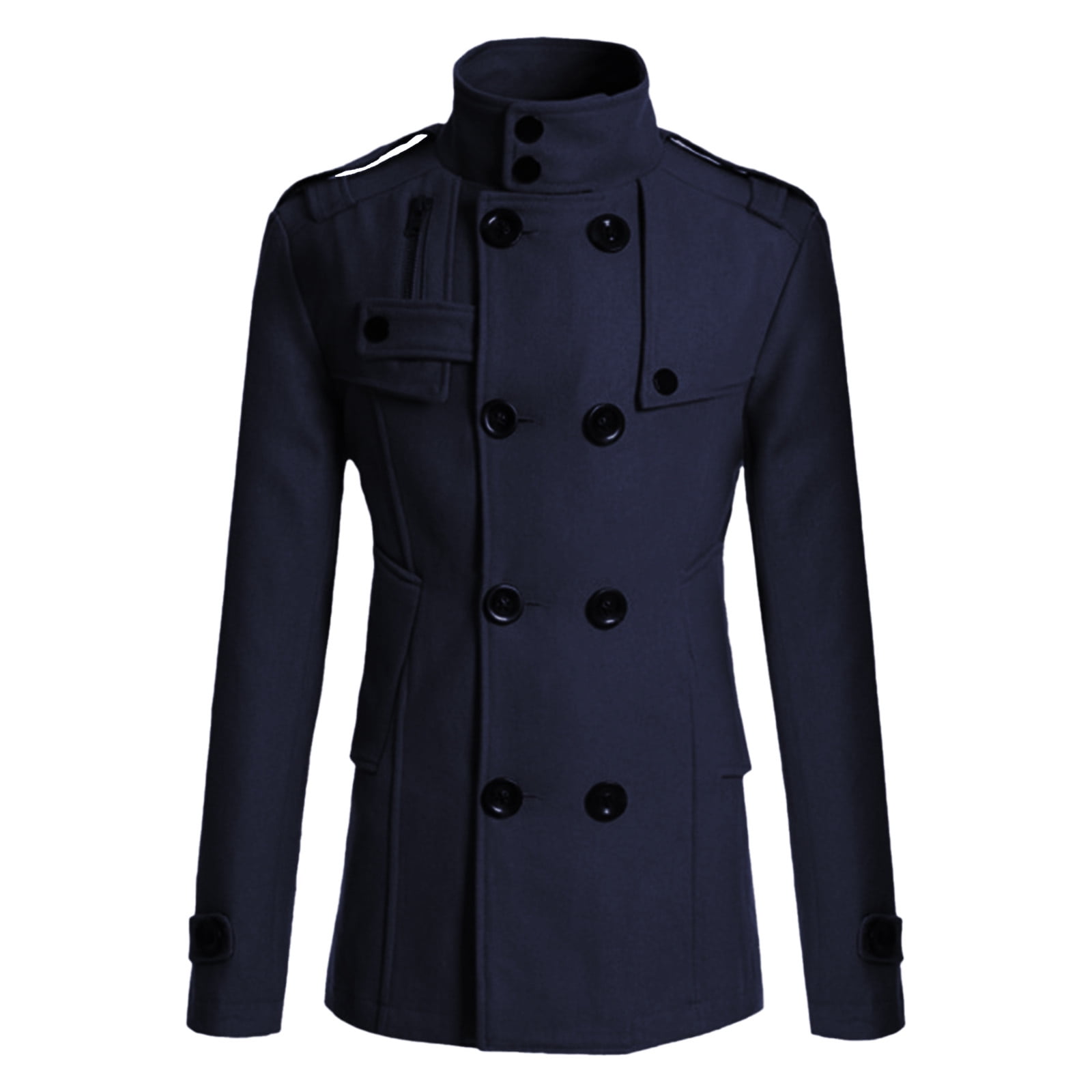 Men's Fashion Casual Solid Color Oversized Coat