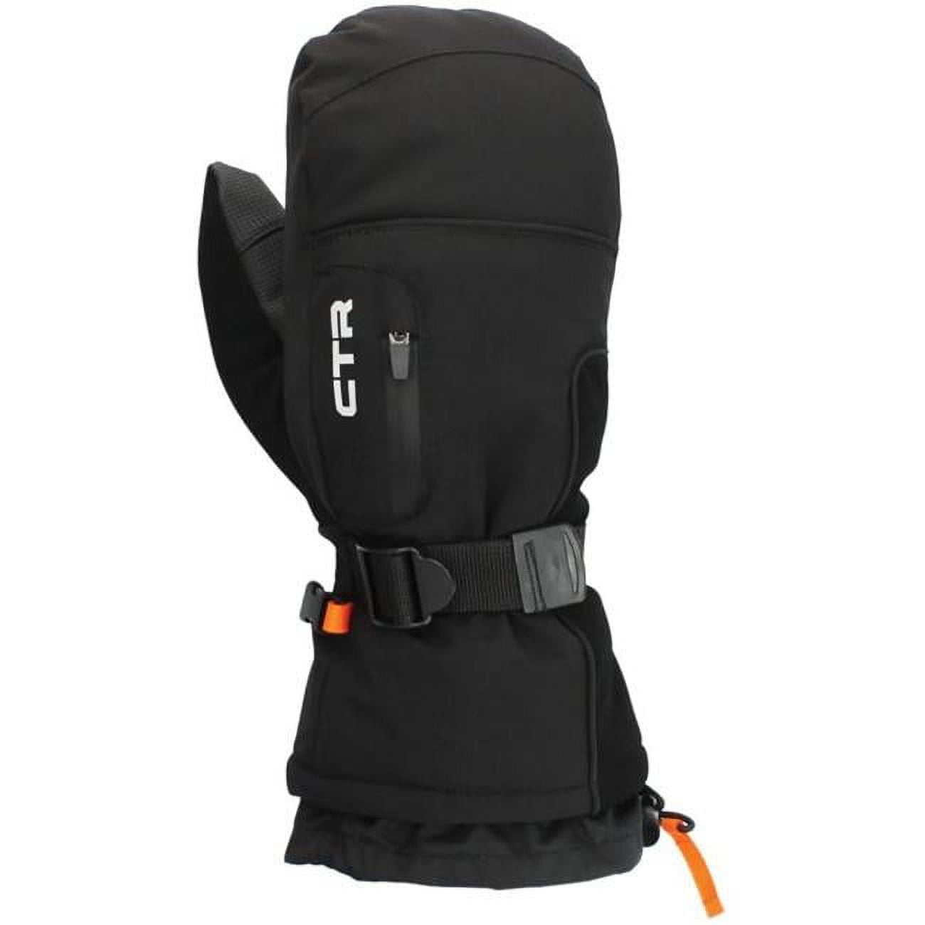 CTR 667413 Max SKI Mitten Glove, Black - Large