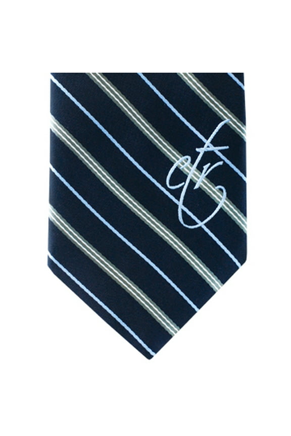 CTR Choose the Right Mens Navy and Grey Microfiber Necktie by Ringmasters