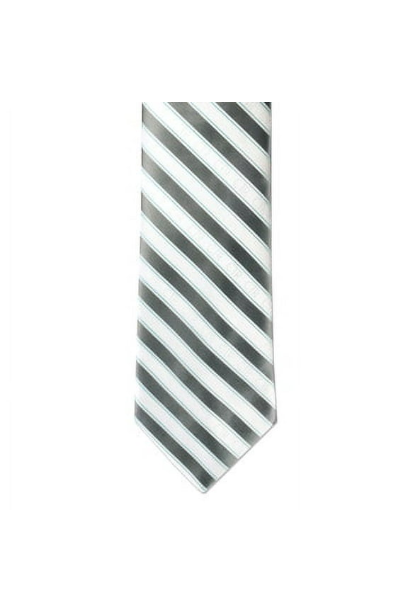 CTR Choose the Right Mens Silver and White Microfiber Necktie by Ringmasters