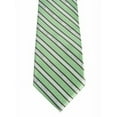 thumbnail image 1 of CTR Choose the Right Mens Striped Green and Brown Microfiber Necktie by Ringmasters, 1 of 3