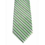 CTR Choose the Right Youth Striped Green and Brown Microfiber Necktie by Ringmasters