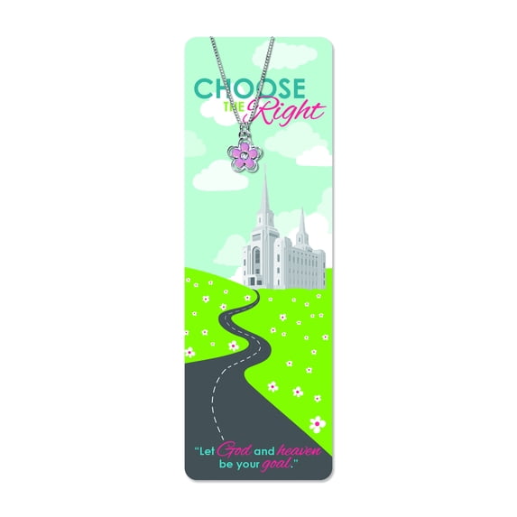 CTR Flower Necklace and Bookmark Set