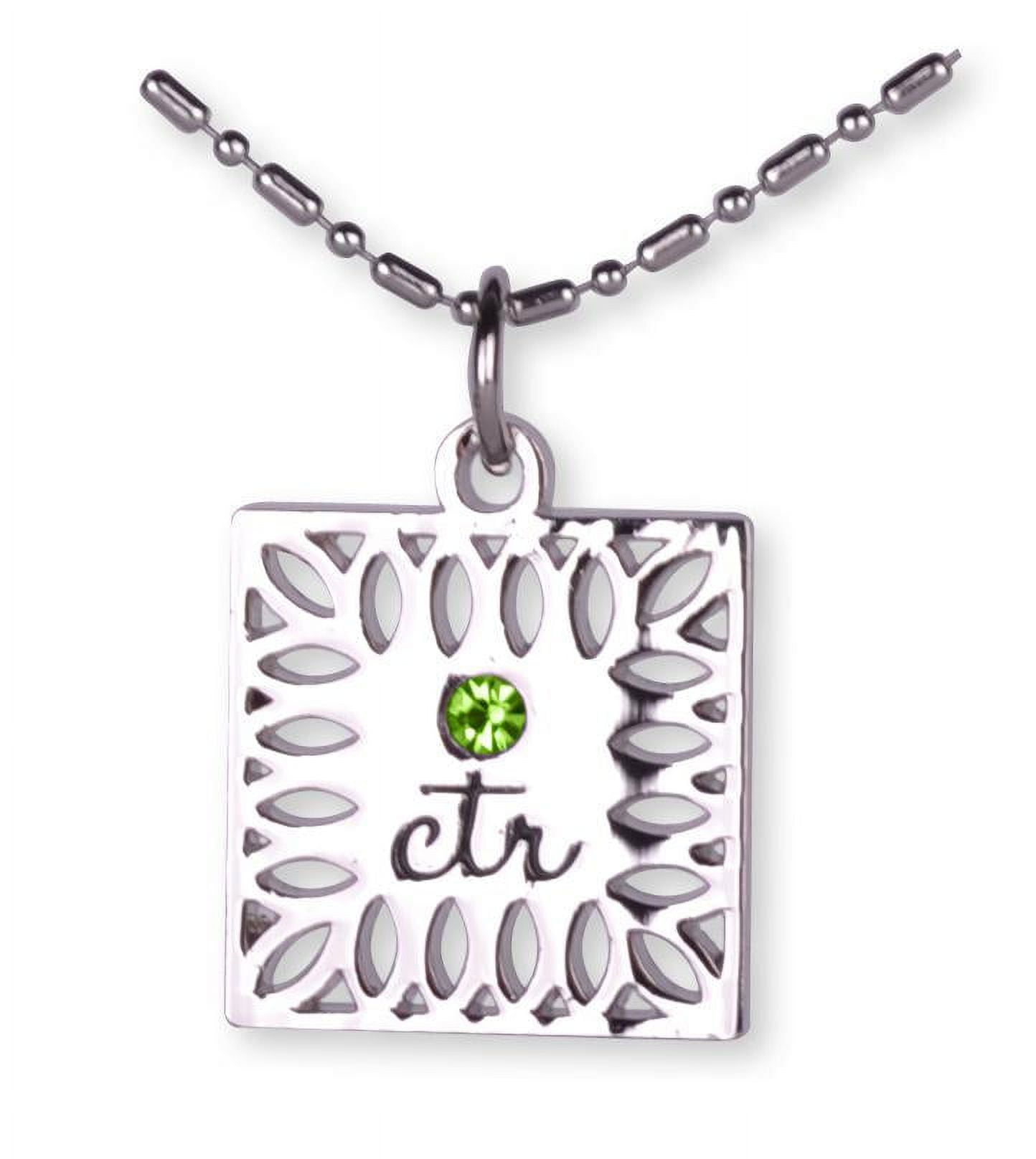 LDS BOOKS CTR - Necklace - Birthstone - August - Green - Peridot