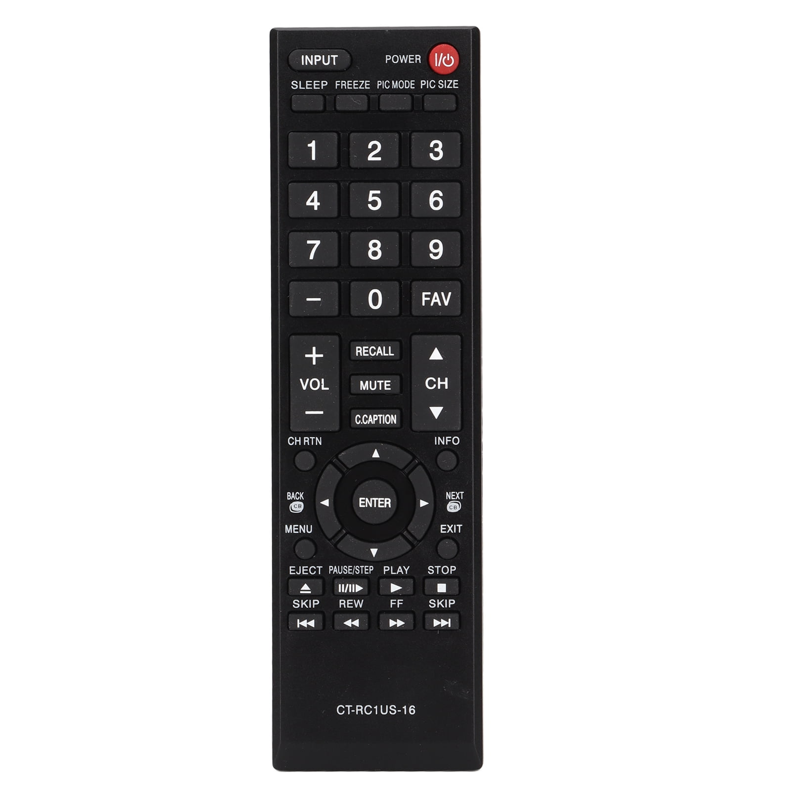 CTRC1US16 Remote Control TV Controller for Toshiba 55L310U 43L310U