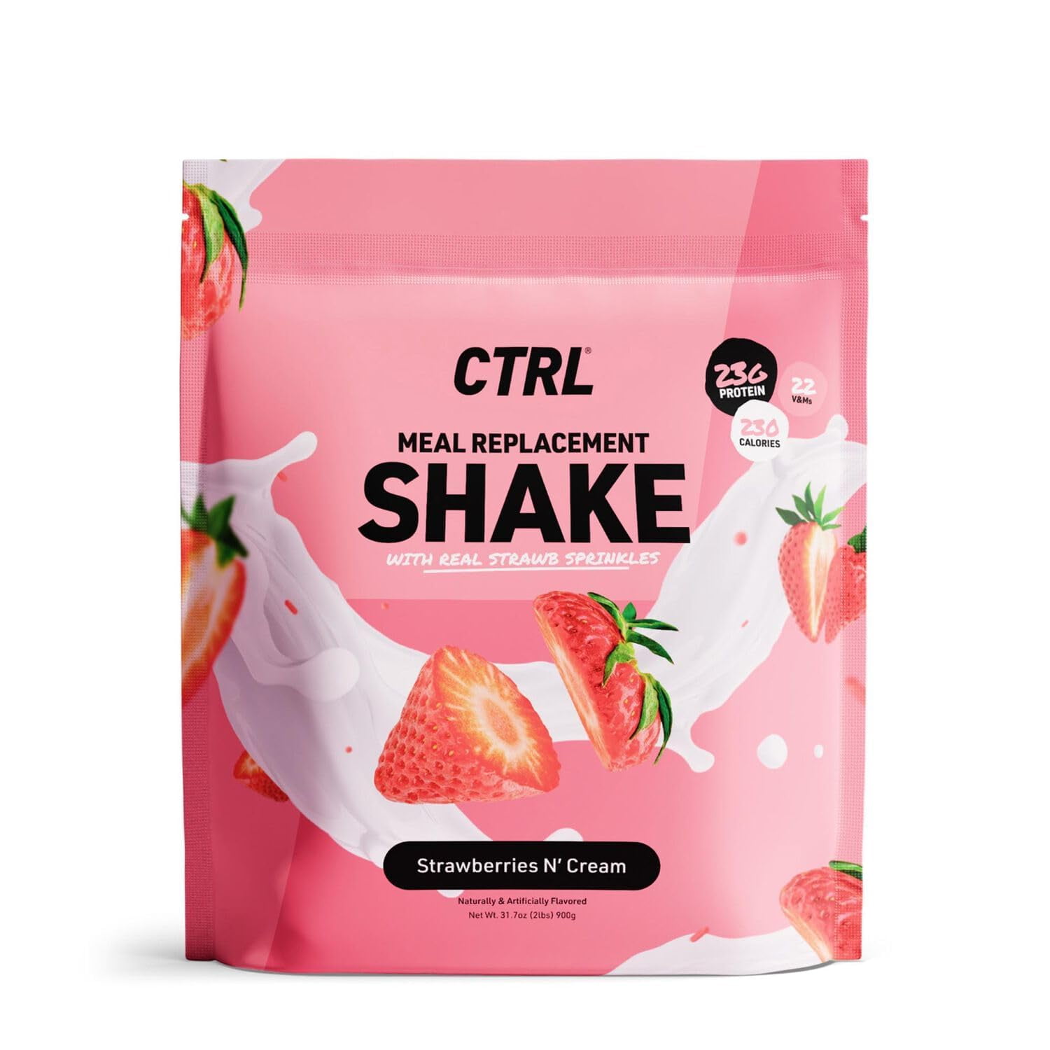 CTRL Meal Replacement Shake MMF7 with Real Sprinkles Strawberries 15
