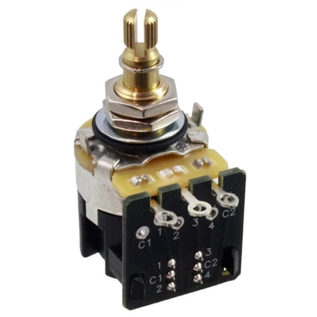 Allparts EP-5586 Premium CTS 500K Push-Pull Split Audio Pot, Single item