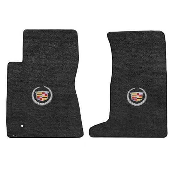 CTS Awd Coupe 2011-2015 2 Piece Ebony Ultimat Cadillac Logo Mat - Ebony