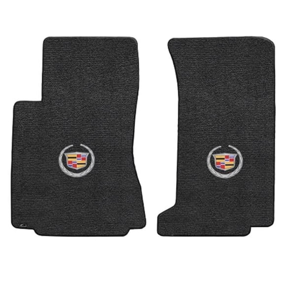CTS Awd Sedan-Wagon 2008-2013 2 Piece Ebony Ultimat Cadillac Logo Mat