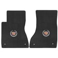 thumbnail image 1 of CTS & CTS-V 2003-2007 2 Piece Ebony Velourtex Cadillac Logo Mat, 1 of 1