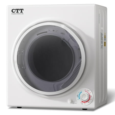 CTT 110V Portable Clothes Dryer 1500W, 3.5 cu.ft Compact Dryer with Stainless Steel Tub, 4 Drying Mode, Portable Dryers for Laundry, Apartments, RVs, Dorms