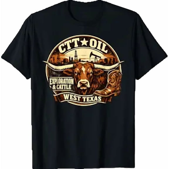 CTT Oil Exploration And Cattle Company Texas T-Shirt