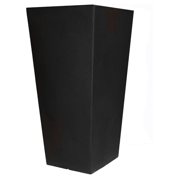 CTU26BK Cosmo Tall Planter, Black, 26-Inch 26"