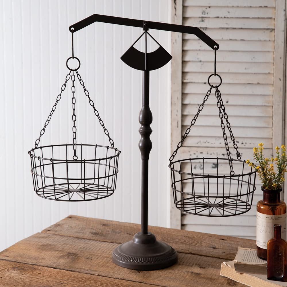 CTW 790162 Tabletop Balance Scale with Baskets, 27-inch Height ...