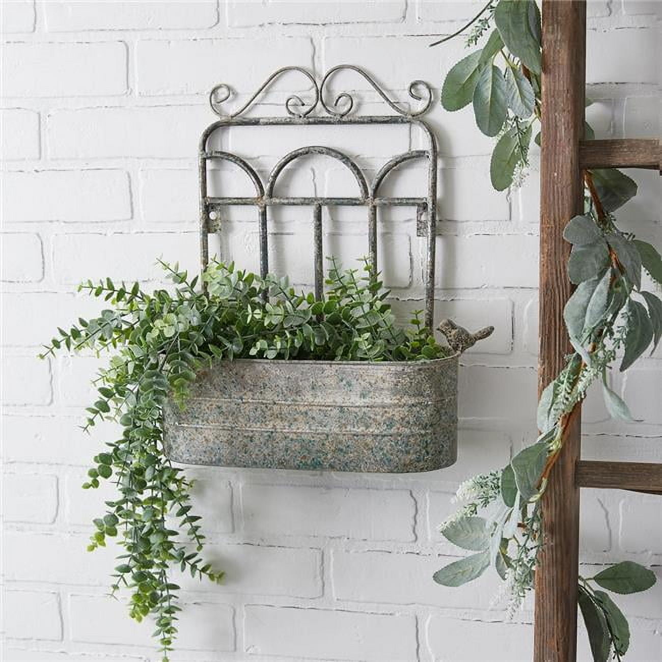 CTW Home Collection 440397 Garden Fence Wall Planter