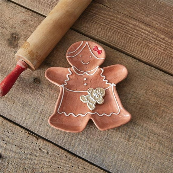 CTW Home Collection Gingerbread Man Plate